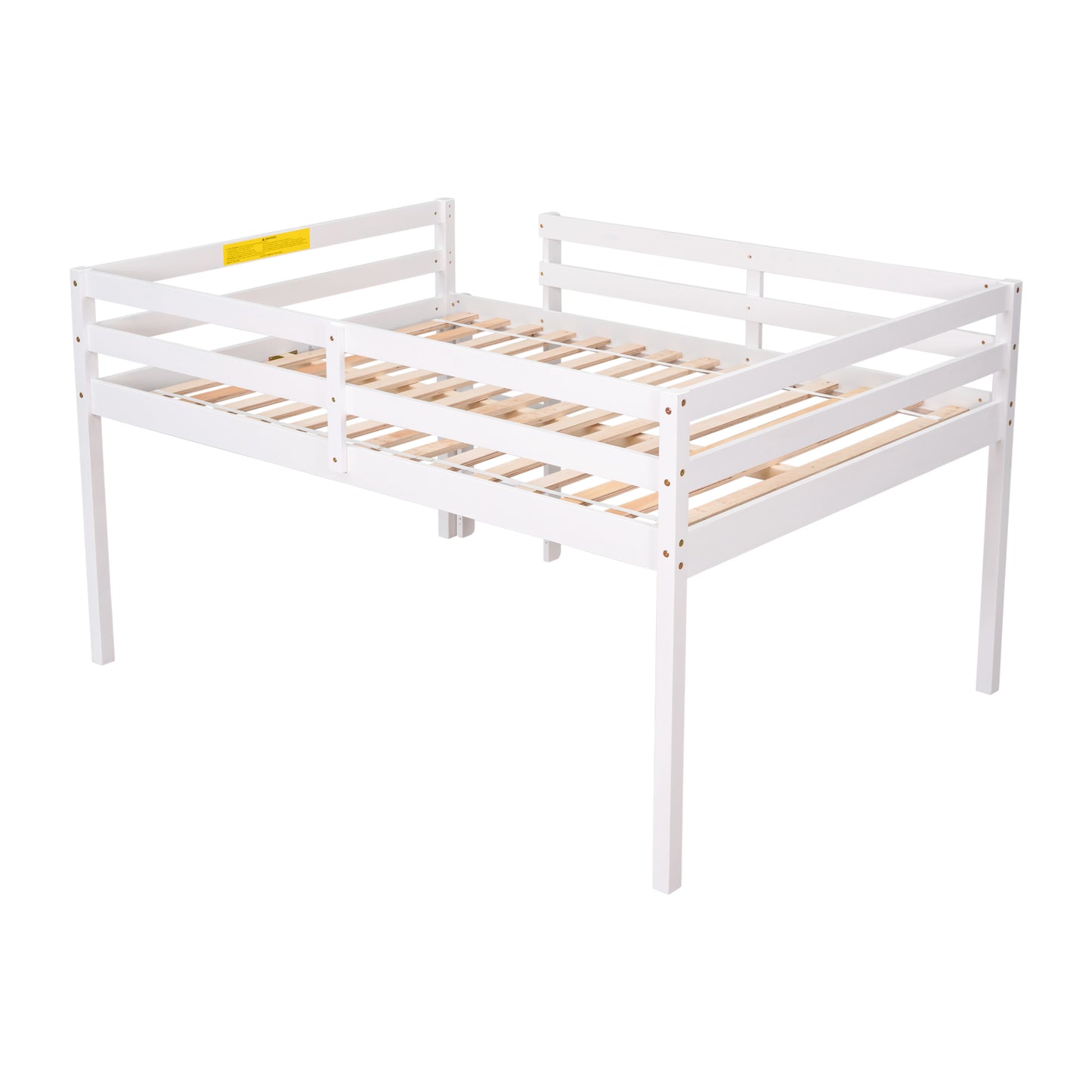 Full Loft Bed,White