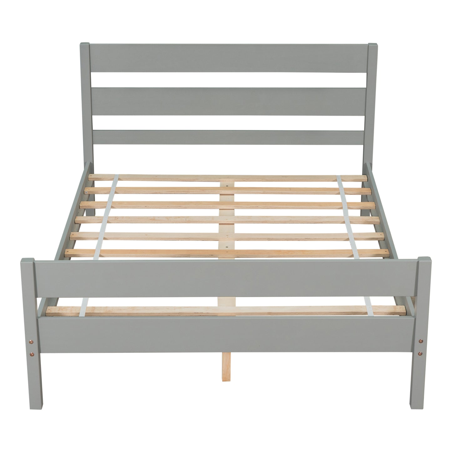 Full Bed with Headboard and Footboard,Grey(New SKU:W504P149038)