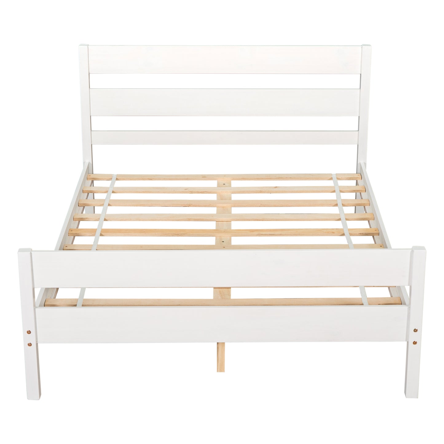 Full Bed with Headboard and Footboard,White(New SKU:W504P149039)