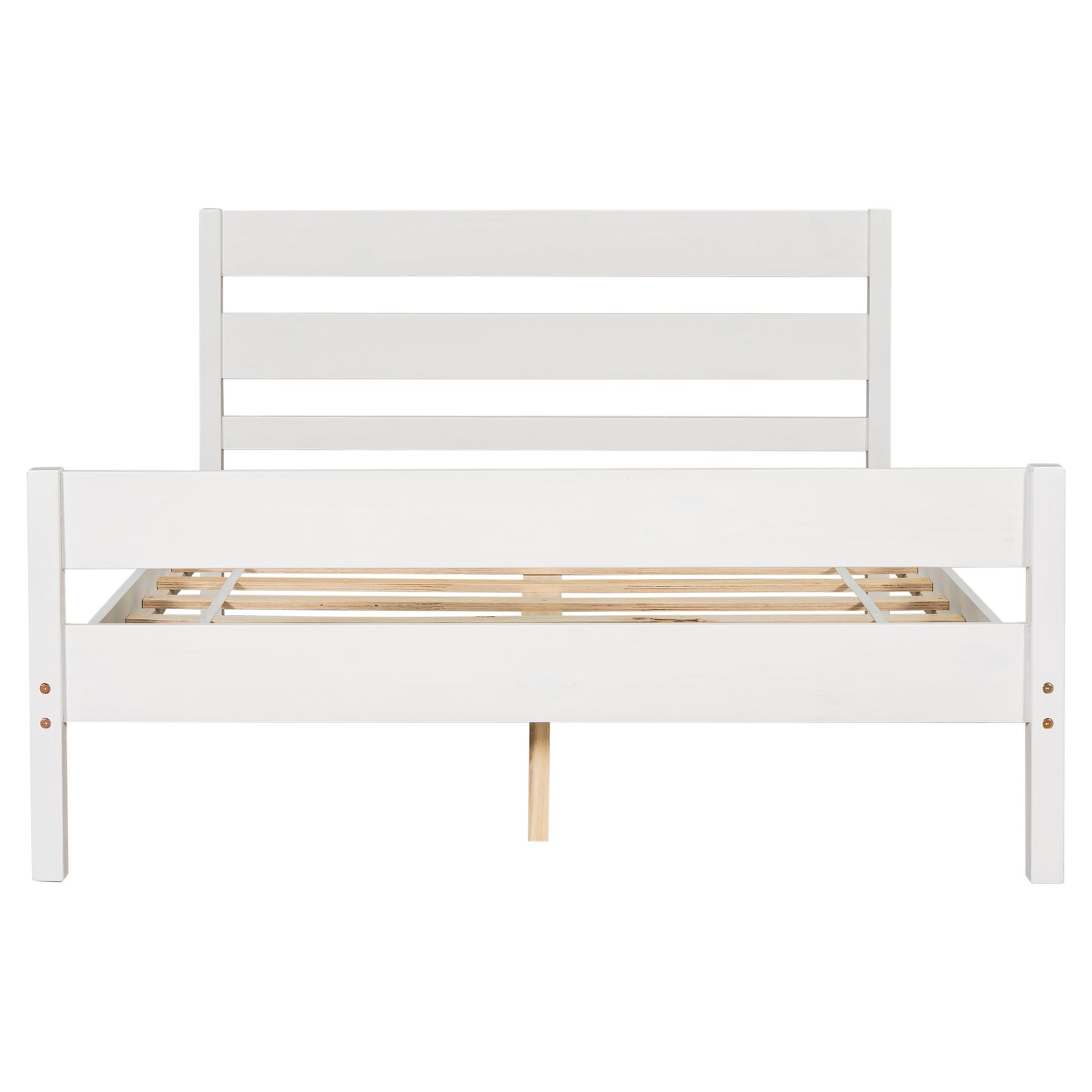 Full Bed with Headboard and Footboard,White(New SKU:W504P149039)