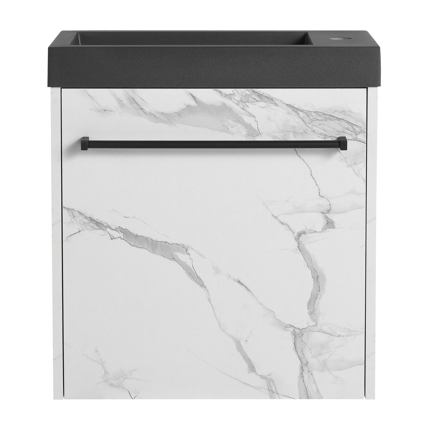 20'' Floating Wall-Mounted Bathroom Vanity with Resin Sink & Soft-Close Cabinet Door