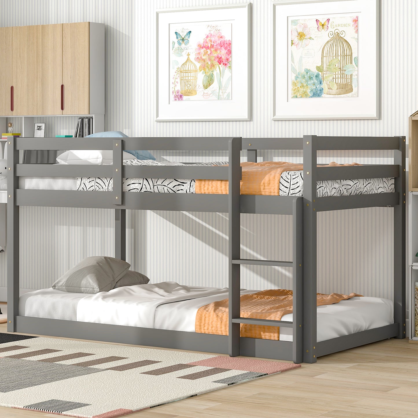 Loft Twin Bed , Grey