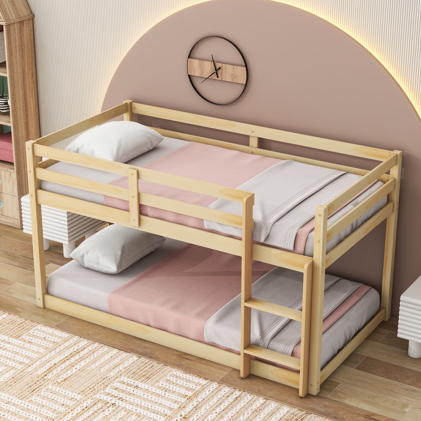 Loft Twin Bed , Natural