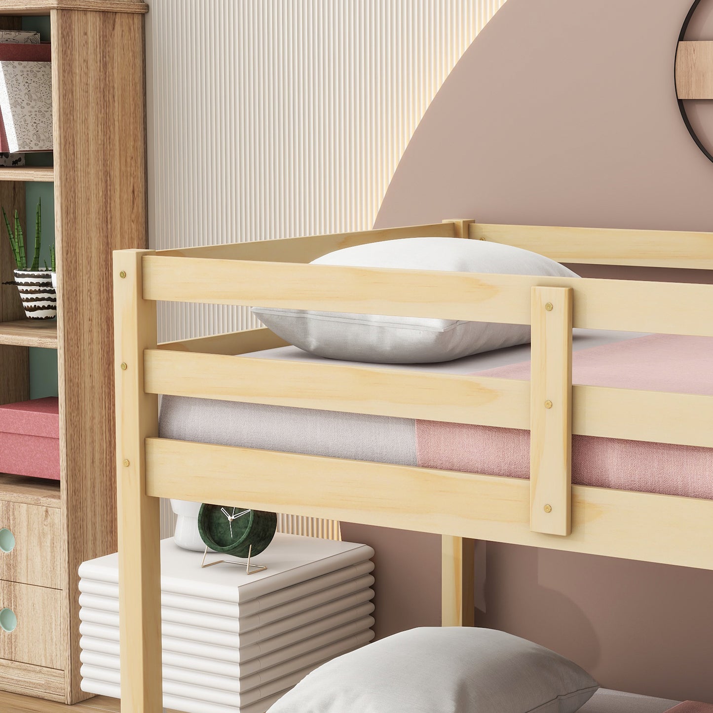 Loft Twin Bed , Natural