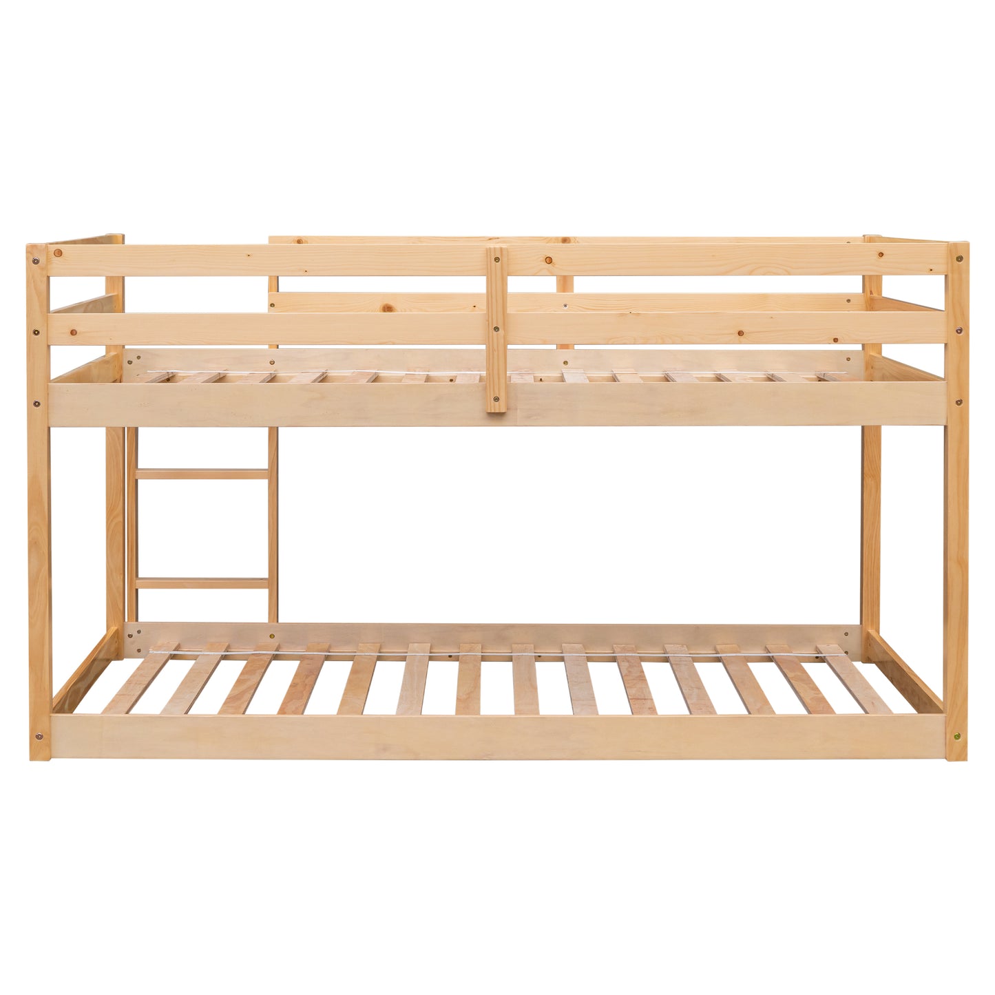 Twin over Twin Floor Bunk Bed,Natural(Old SKU:W50458002)