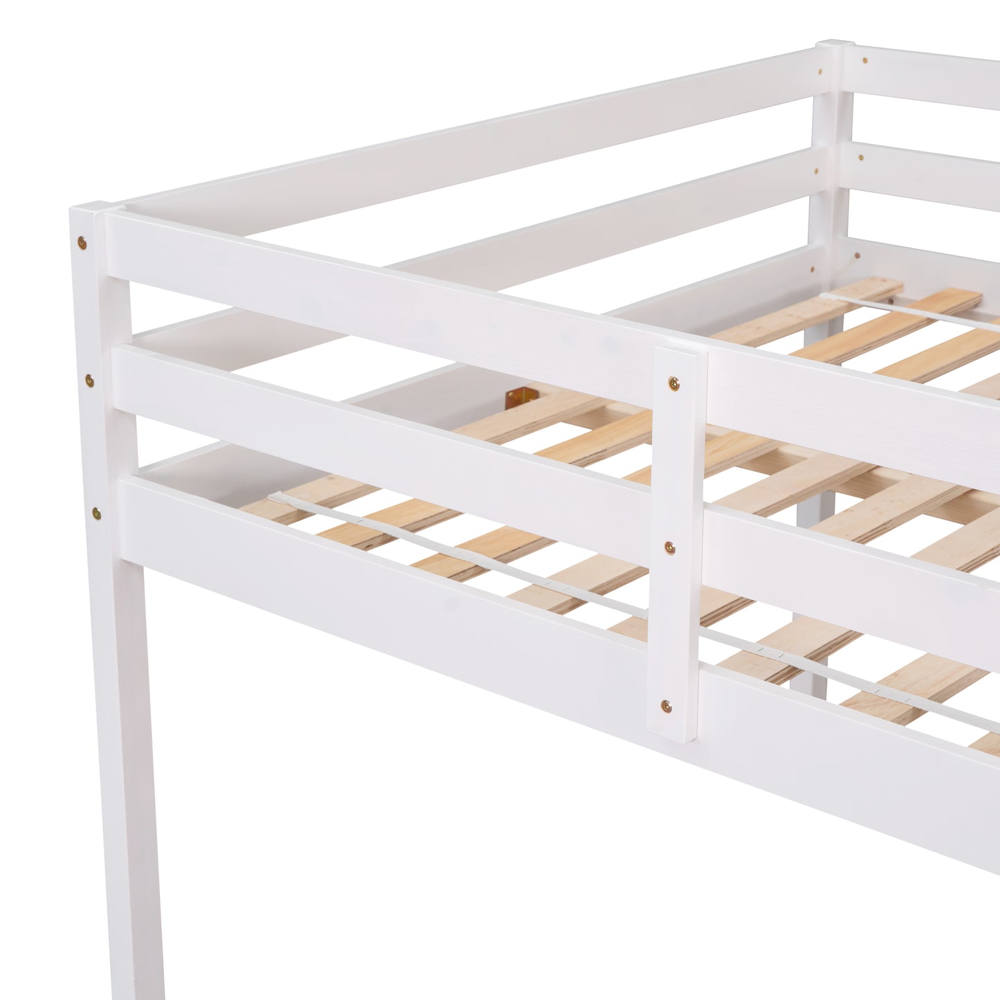 Full Loft Bed,White