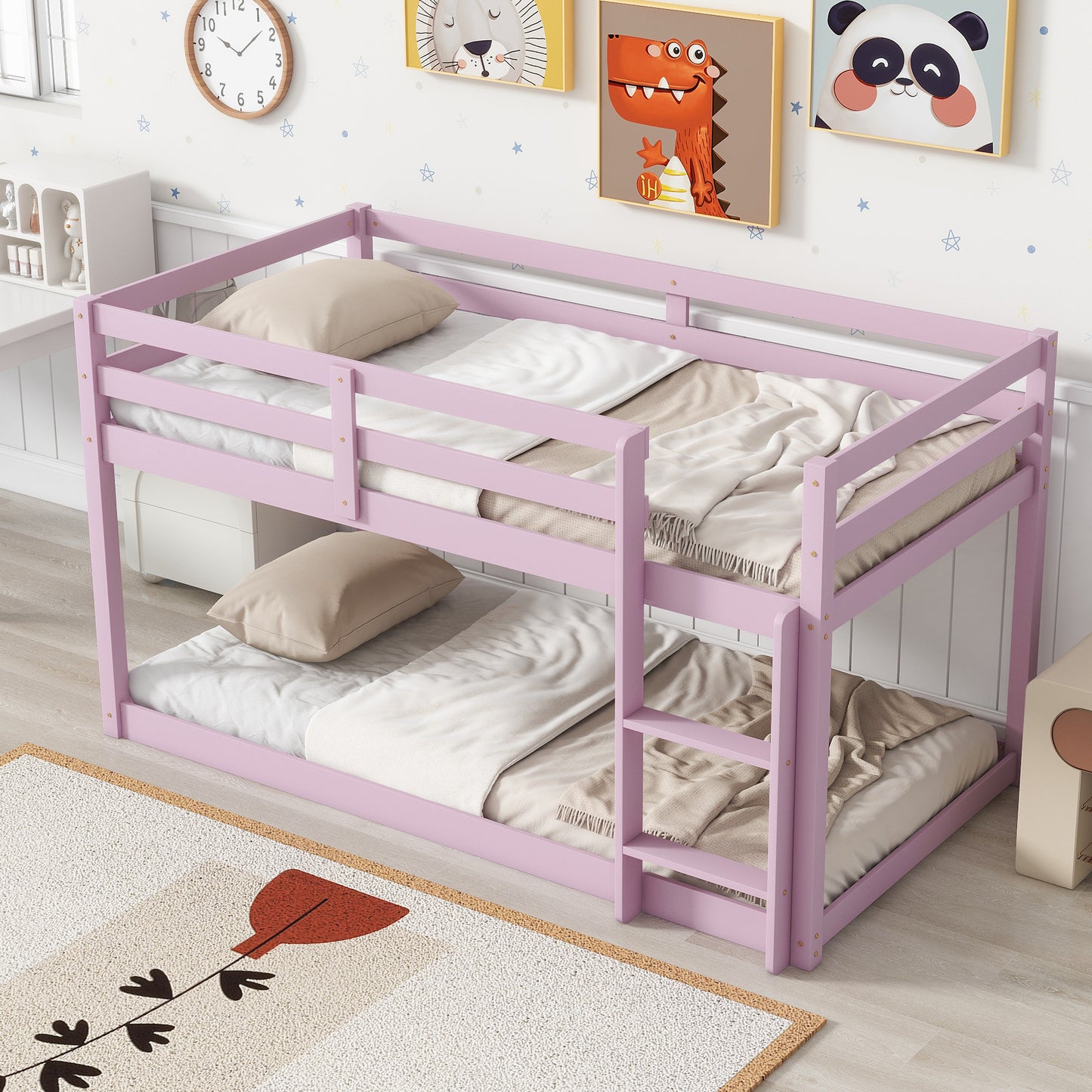 Loft Twin Bed , Pink