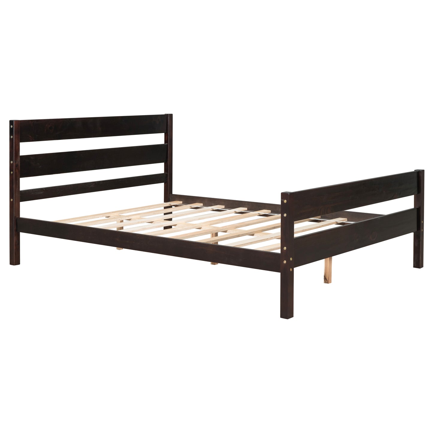 Full Bed with Headboard and Footboard,Espresso(New SKU:W504P149040)