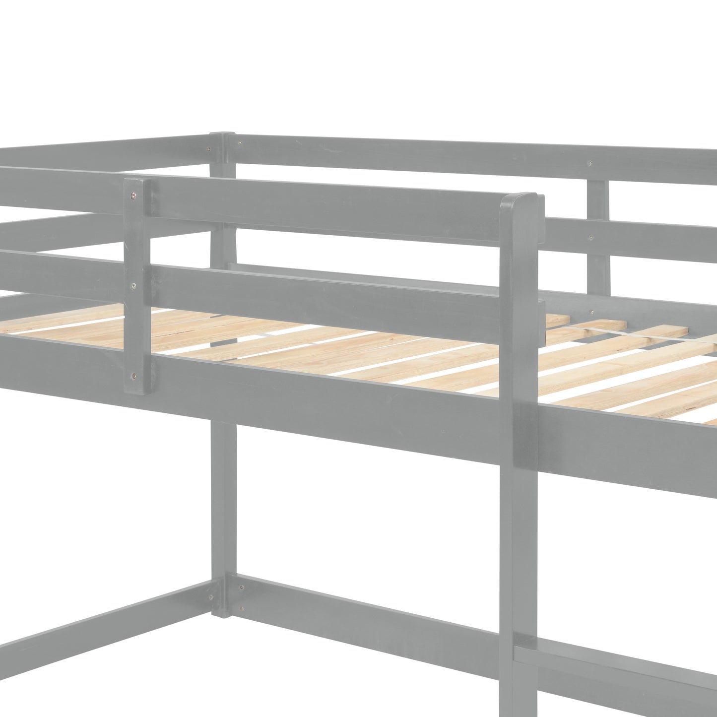 Loft Twin Bed , Grey