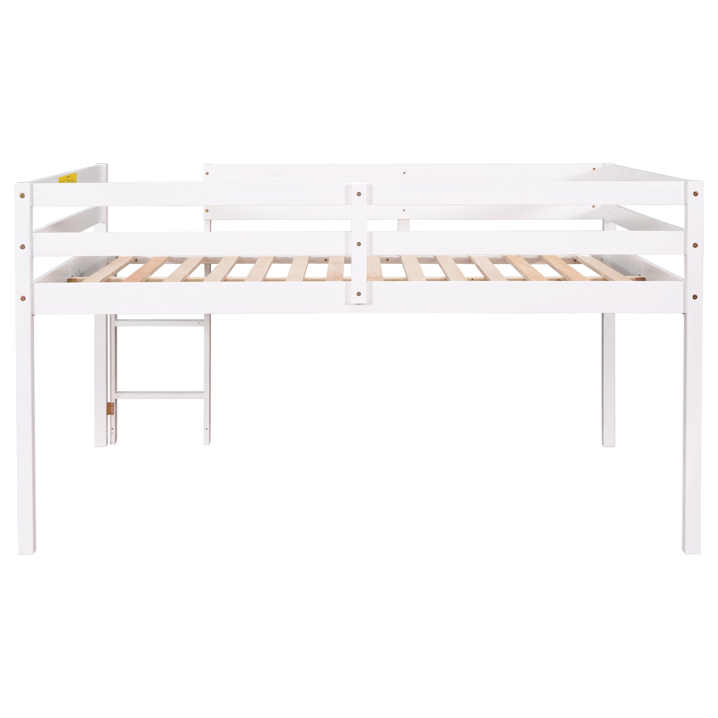 Full Loft Bed,White