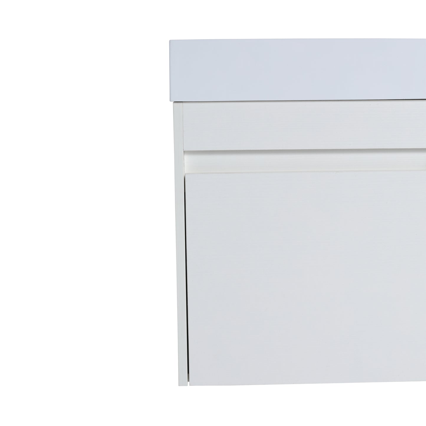 18'' Floating Wall-Mounted Bathroom Vanity with White Resin Sink & Soft-Close Cabinet Door