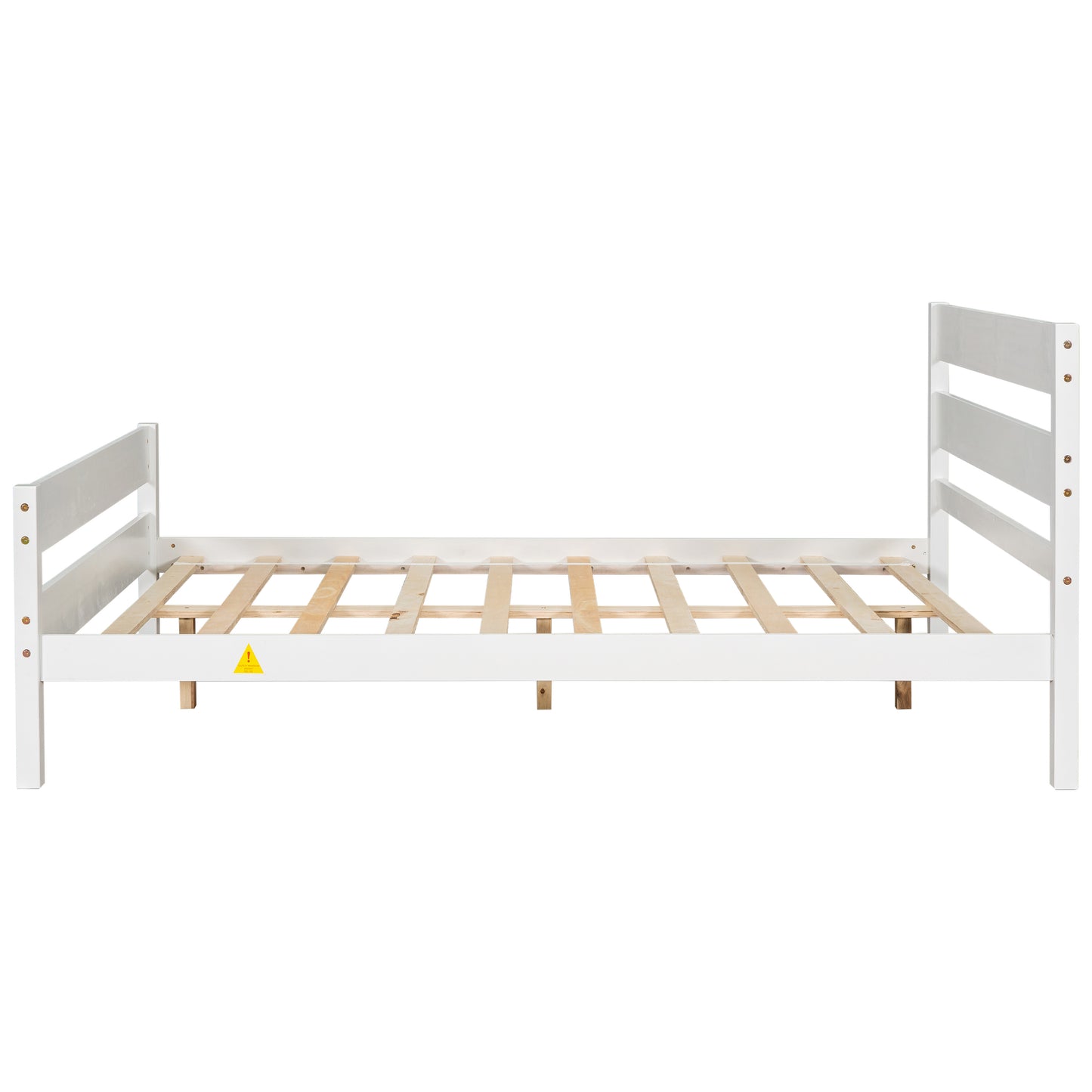 Full Bed with Headboard and Footboard,White(New SKU:W504P149039)